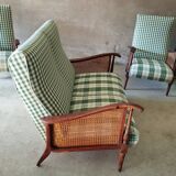 50s sofa and armchair set