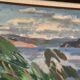Large original Swedish oil on canvas – "Rocky Shore" – Signed – vintage and framed – 91 × 70 cm (35.8 in × 27.6 in)