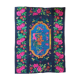 Charming Romanian rug with deers, lovely nature scenery on a floral background 155x205cm
