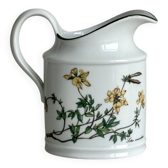 Floral decorated milk jug