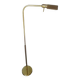 Reading floor lamp in golden brass vintage design 1970