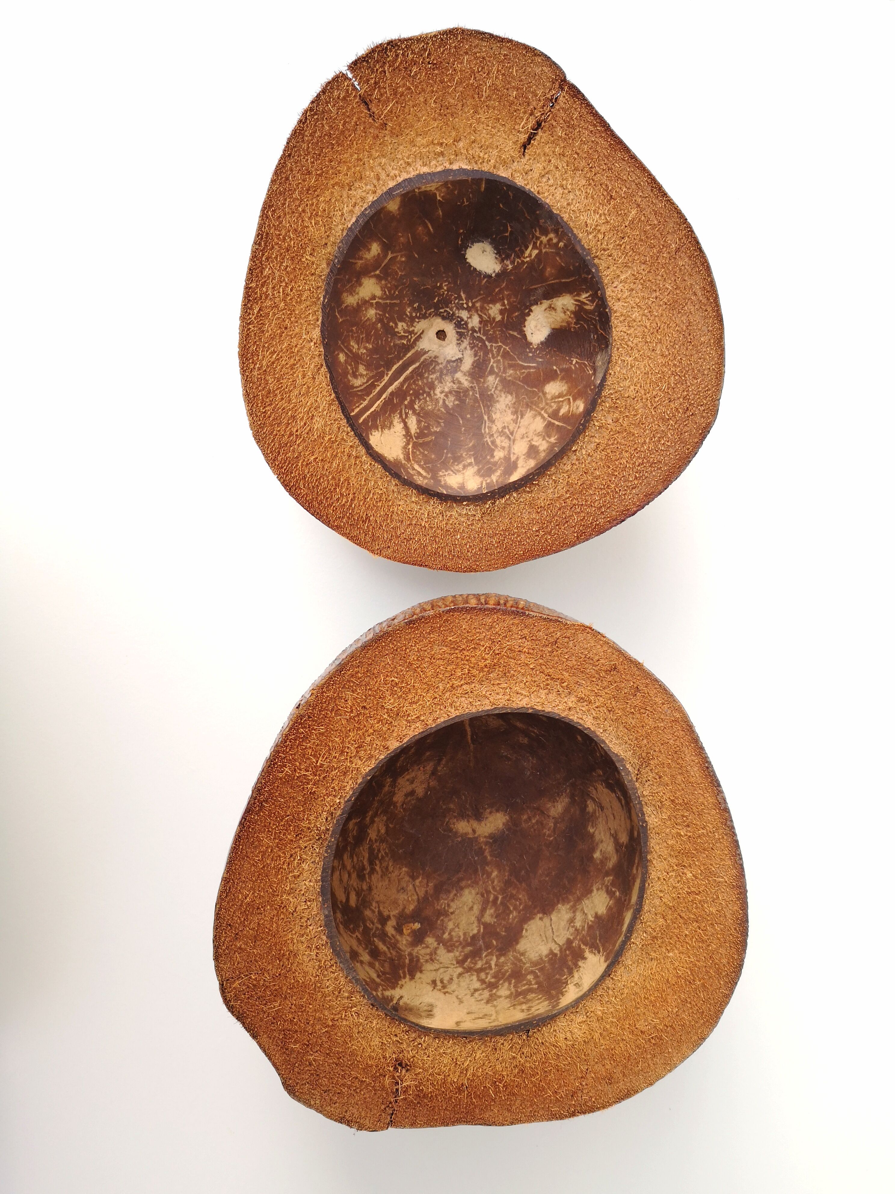 Empty vintage pocket - natural coconut