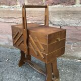 Scandinavian sewing cart