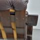 Vintage Armchair in Brown Leather and Bentwood attributed to Coja, 1970s