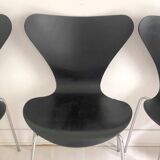Set of 4 Butterfly Chairs by Arne Jacobsen, Fritz Hansen Edition