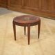 Mahogany gueridon with marquetry attributed to Maurice Dufrêne, 1930s.