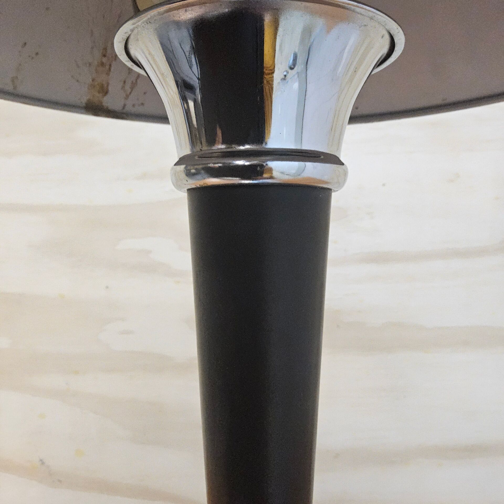 Vintage Ikea Mushroom Dakapo Bauhaus / Art Deco chrome lamp