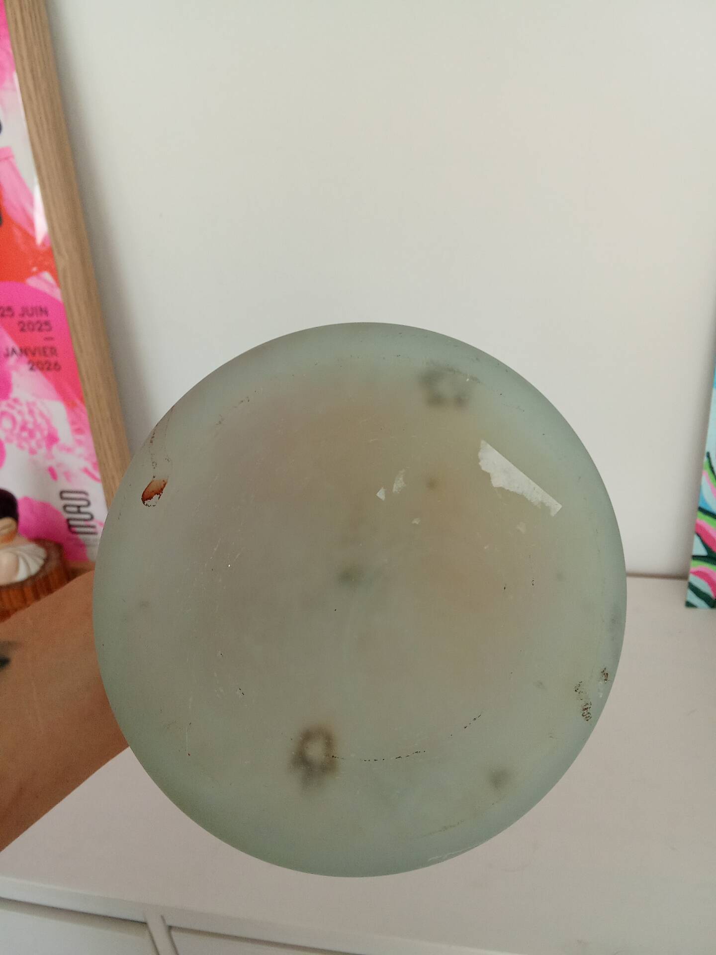 Vase en pâte de verre