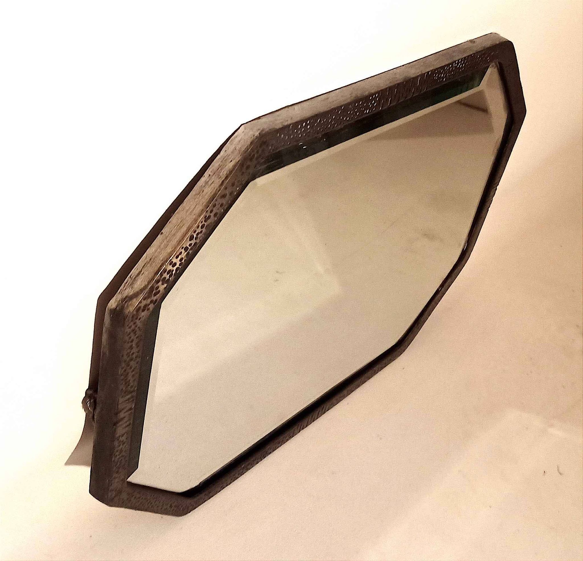Art Deco Beveled Mirror 58.8 x 41.2 cm