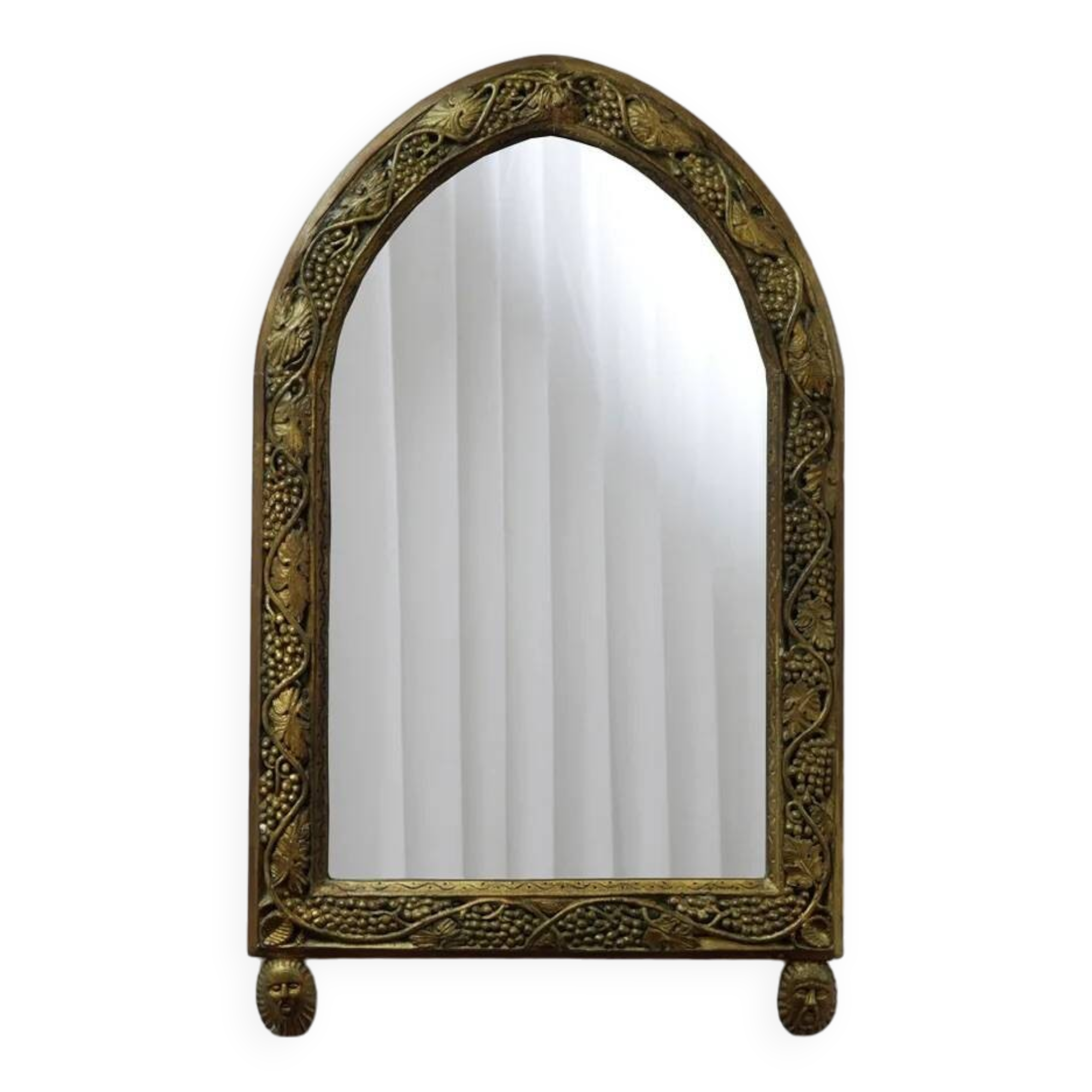 gilded wood mirror, XXth c.