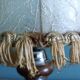 Lampe de chevet métal et bois