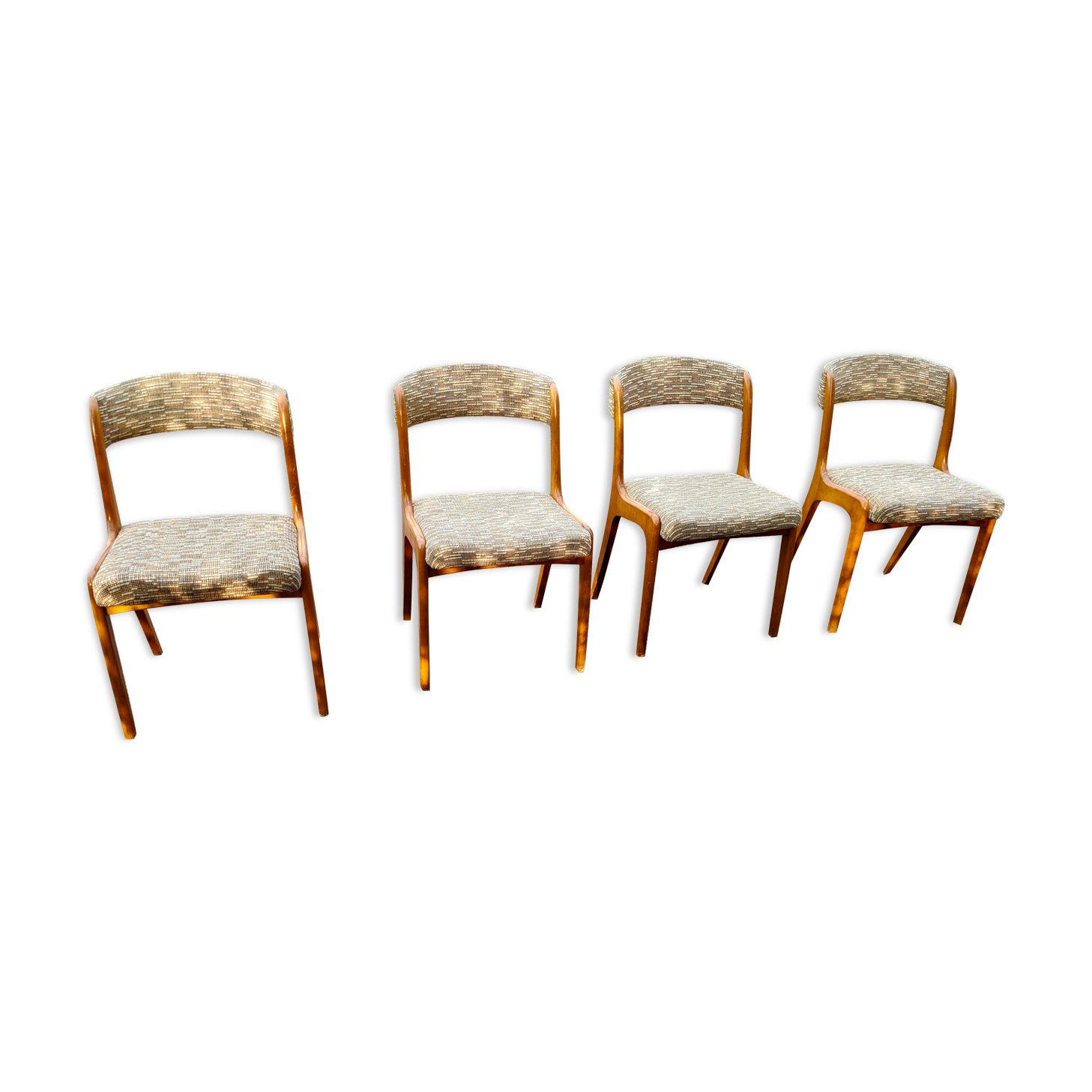 4 chaises vintage Baumann