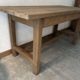 Rustic oak farmhouse table