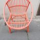 Rattan basket armchair