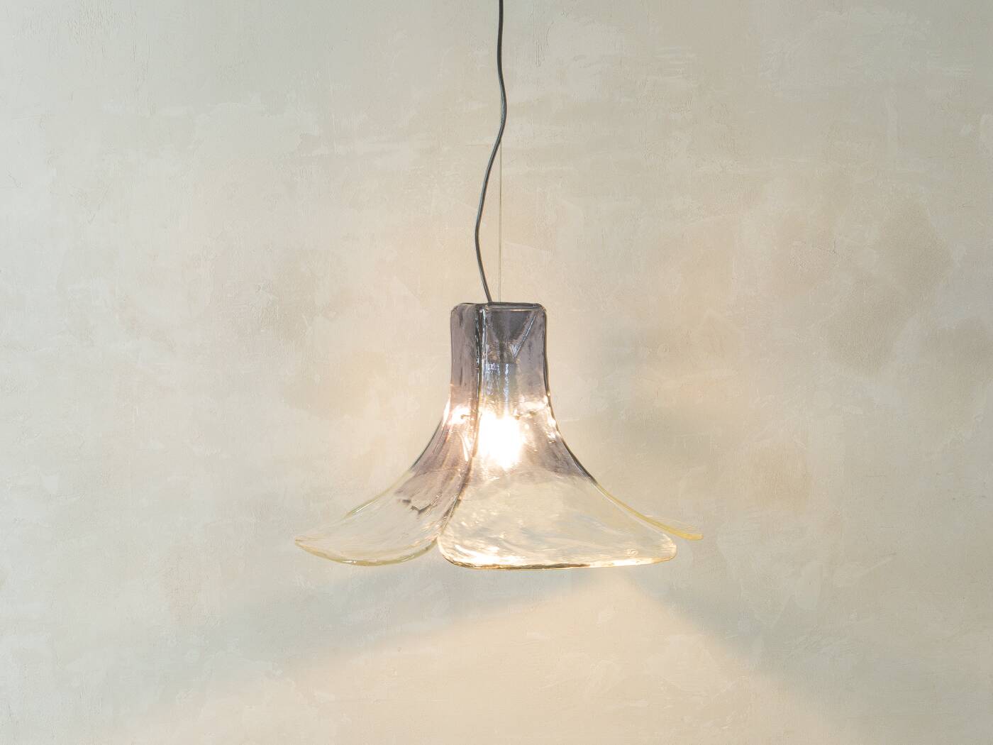 Murano glass ceiling lamp by Carlo Nason for Mazzega, 1970s