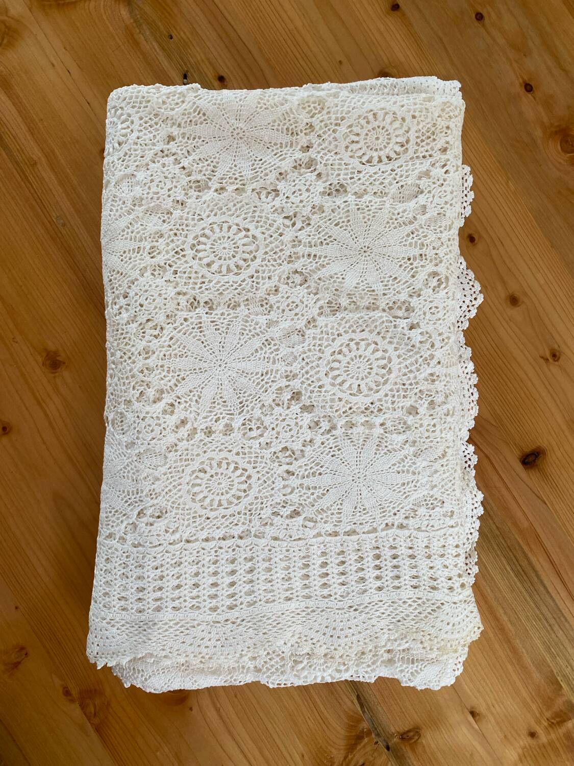 Dessus de lit en crochet