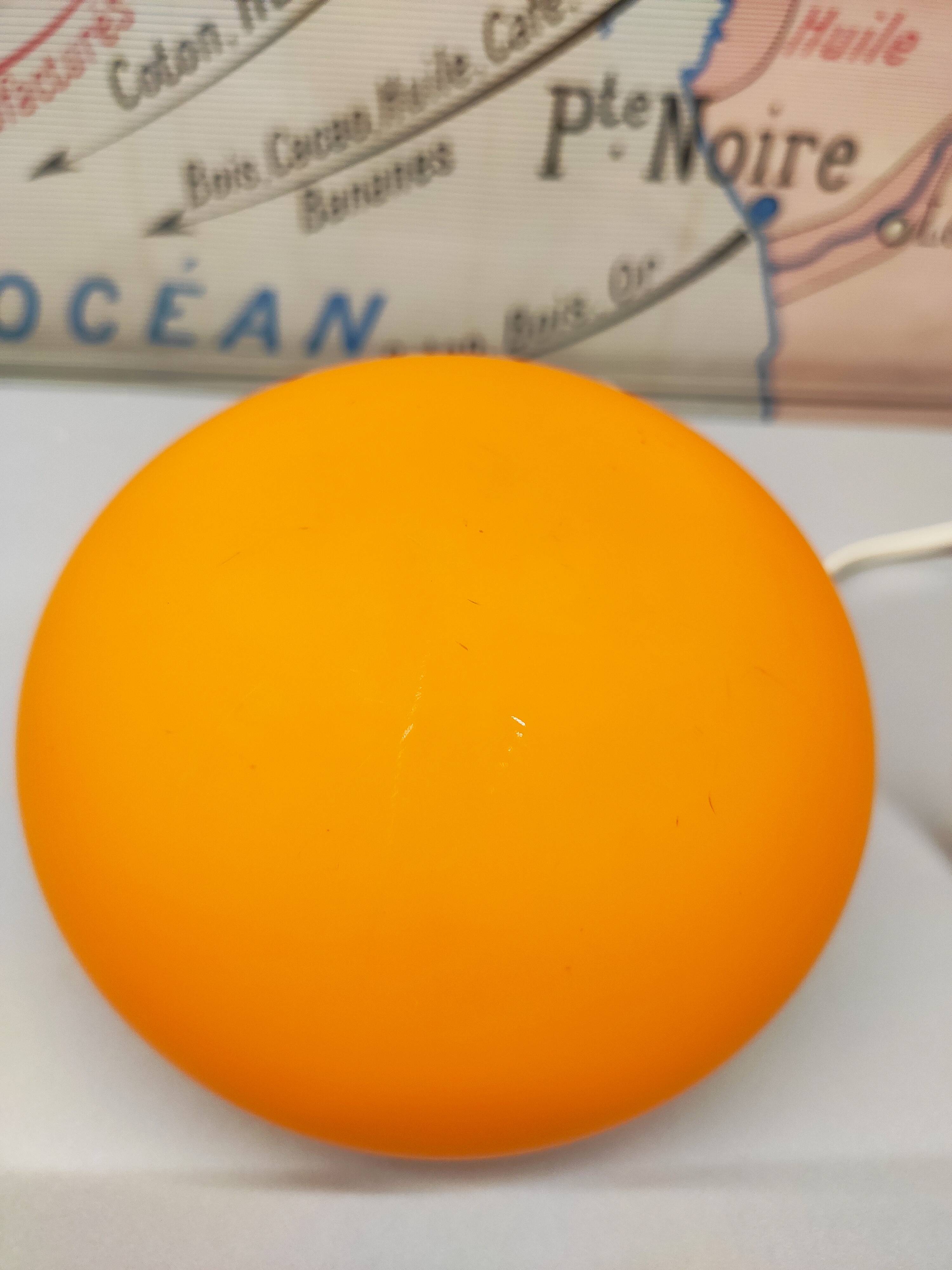 Phleps habitat orange ball lamp