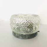 Round chiselled glass ceiling