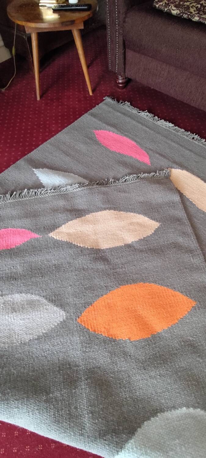 Wool cotton rug 230*160 cm