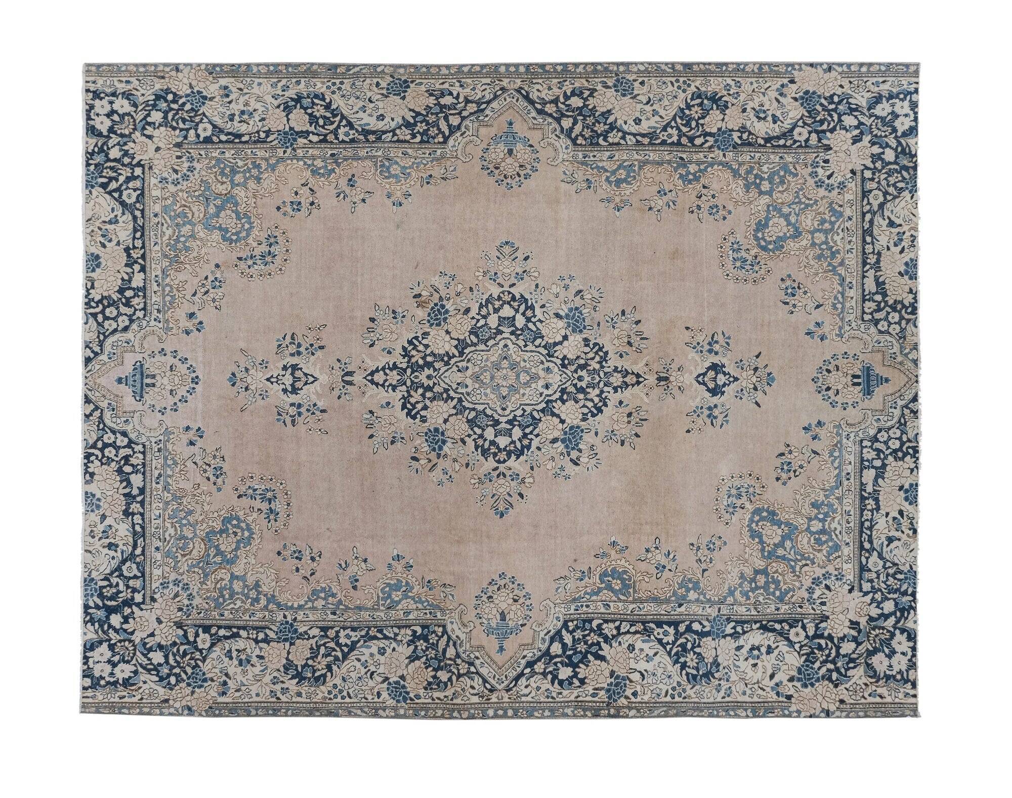 Tapis Oushak turc vintage