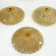 Set of three Large Italian Murano Glass Ceiling Lamps by Murano Due. Italy