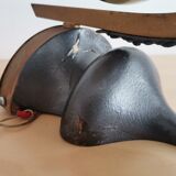 Art Deco metal glass wall sconce lamp