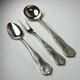 Couverts anciens en argent, Italie, années 1960, ensemble de 51