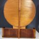 Art Deco vanity with stool, walnut, Czechoslovakia, 1930s