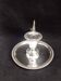 Silver candle holder