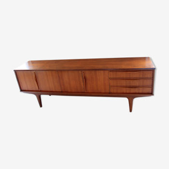 Scandinavian design sideboard buffet in 60s teak