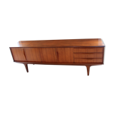 Scandinavian design sideboard buffet in 60s teak