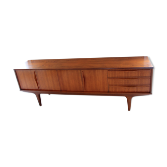 Scandinavian design sideboard buffet in 60s teak