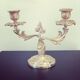 Pair of antique chandeliers in solid brass