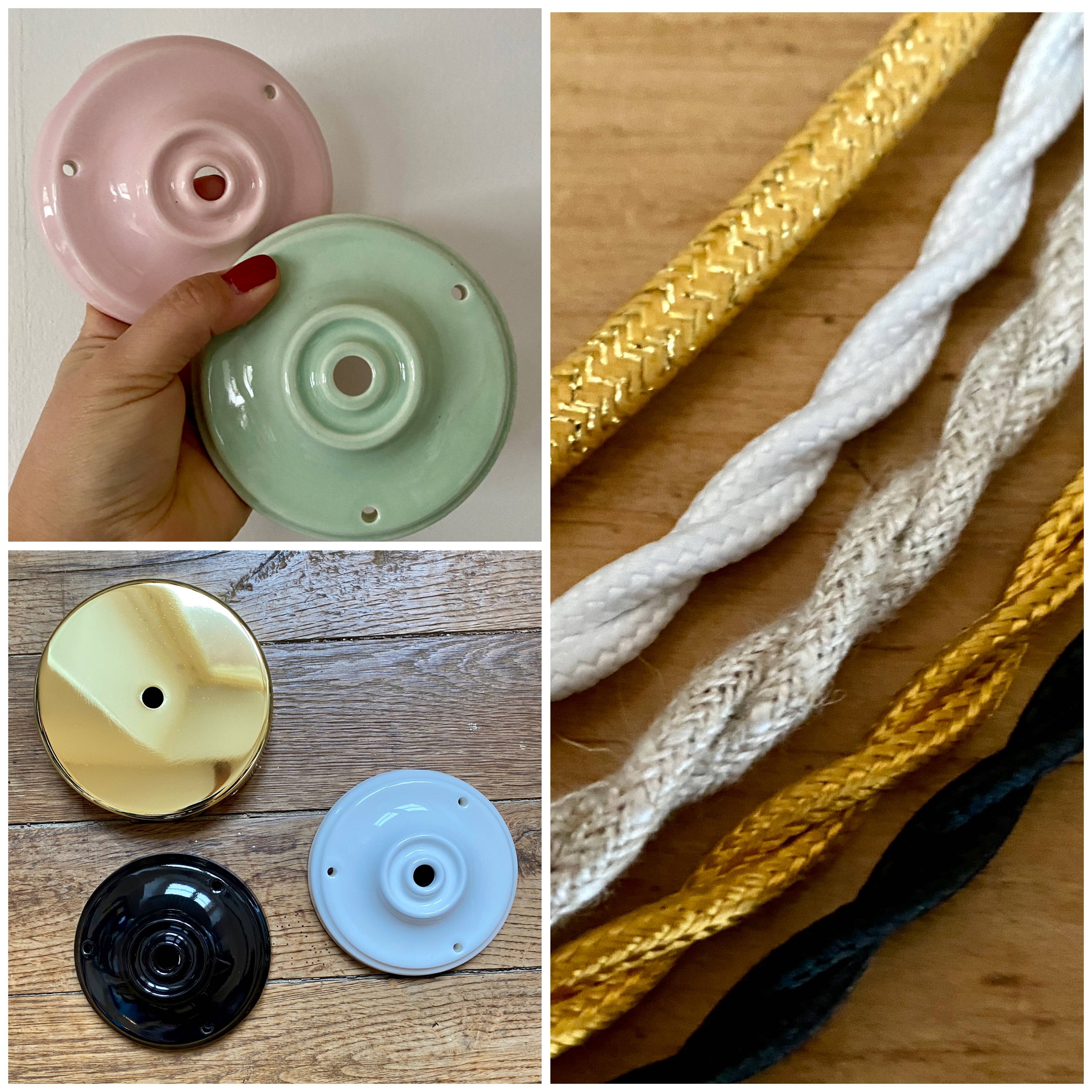 Vintage white opaline lampshade pendant light