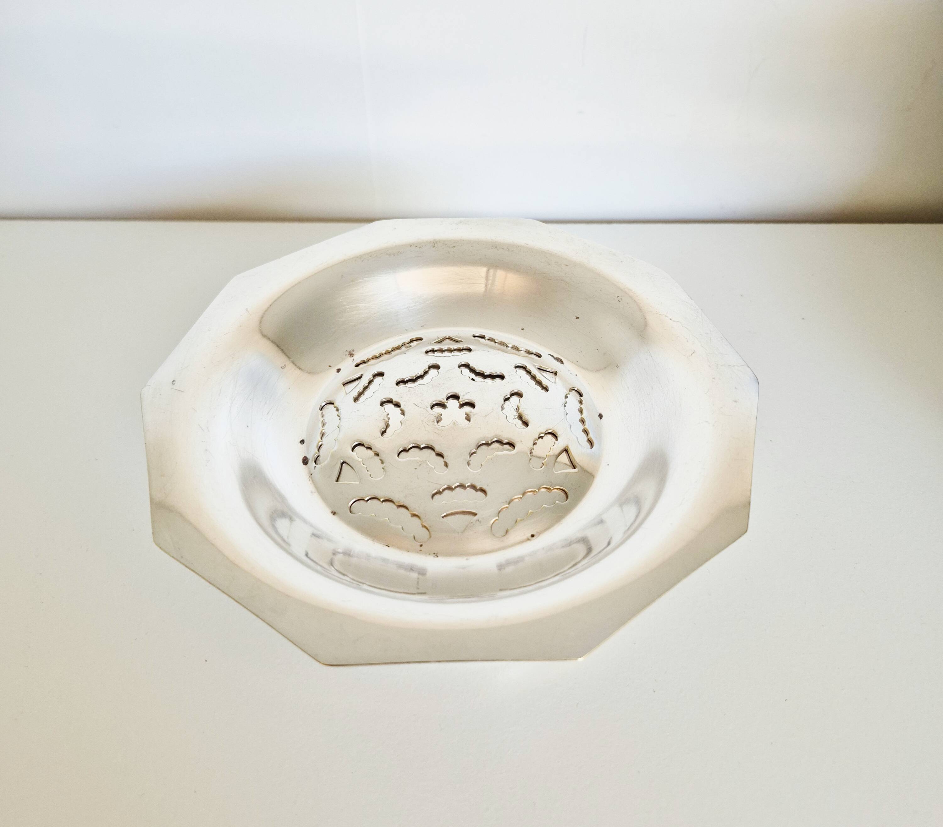 Antique butter dish Coquillor-Glace in silver-plated metal