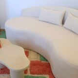 Table basse forme organique en Tadelakt