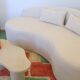 Table basse forme organique en Tadelakt
