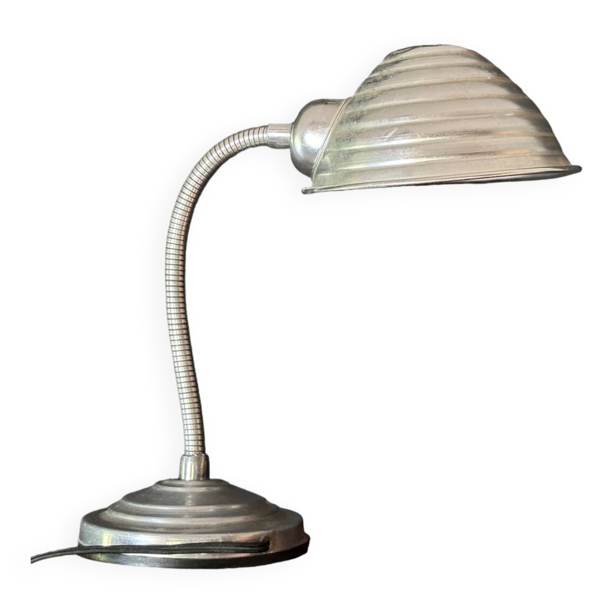 Vintage aluminum lamp