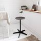 Tabouret industriel en métal, piètement étoile