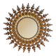 Magnificent sun mirror from the 1950s Italy.