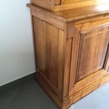 Louis Philippe display cabinet in cherry wood