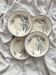 4 Gien ironstone soup plates “Gladiolus”