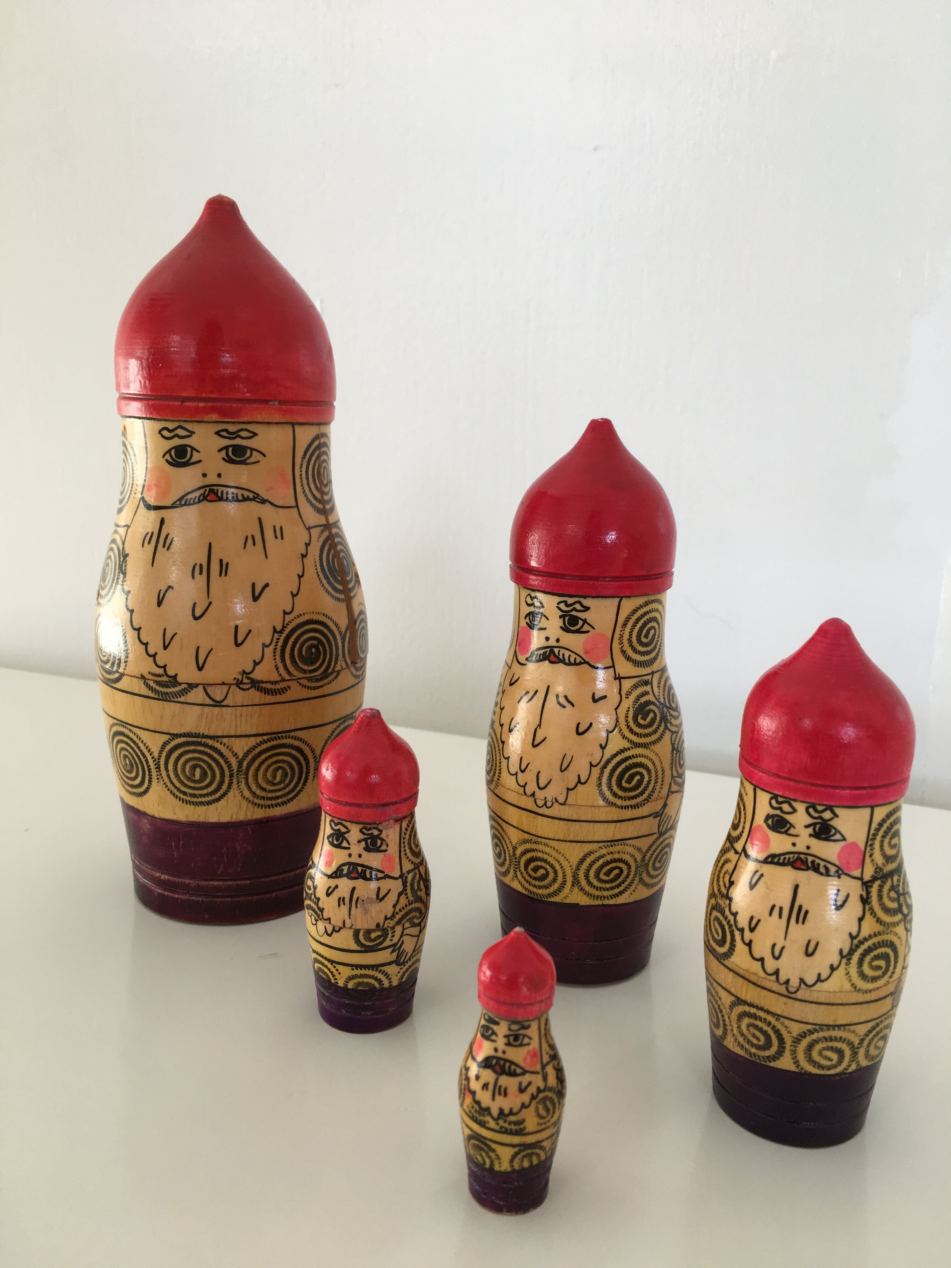 Vintage nesting dolls