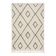 Berber rug with hollow diamonds in wool