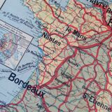 Old map France Chemins de fer Lablache.