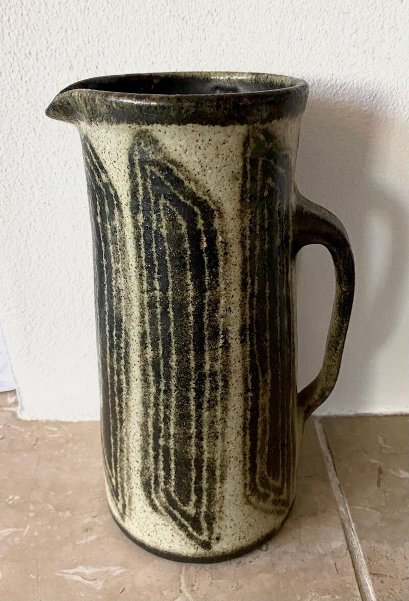 Mid Century Modern Ceramic Pitcher, Vase By Han Cornelissen