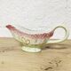 Vintage asparagus motif slipware sauceboat