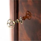 Biedermeier pillar chest of drawers, Northern Europe, around 1850.