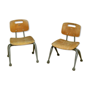 Paire de chaises d'enfant