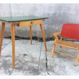 Children's desk Baumann foot compass and chair